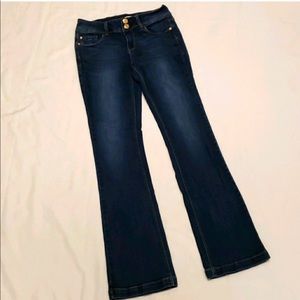 Kensie Jeans Timeless Curvy Bootcut Blue Jeans 27